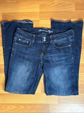 American Eagle Outfitters Dark Indigo Flare Jeans